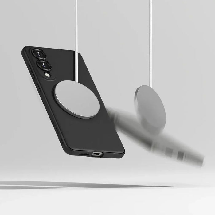 Ringke Onyx Magnetic Magsafe Case for Samsung Galaxy S25 Edge - Black - Cell phone cases and covers<<<HurtelXML