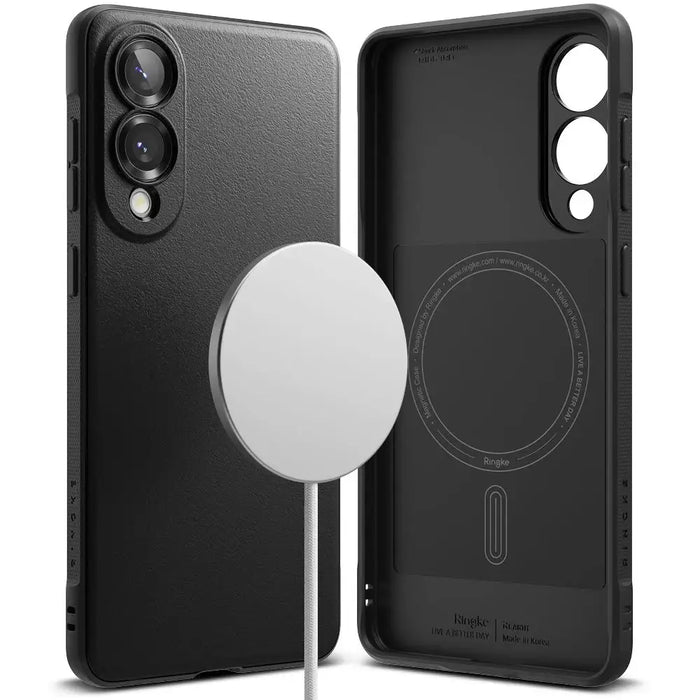 Ringke Onyx Magnetic Magsafe Case for Samsung Galaxy S25 Edge - Black - Cell phone cases and covers<<<HurtelXML