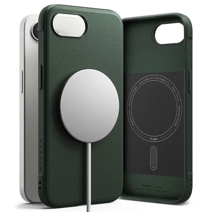 Ringke Onyx Magnetic Magsafe iPhone 16e Case - Green - Cell phone cases and covers<<<HurtelXML