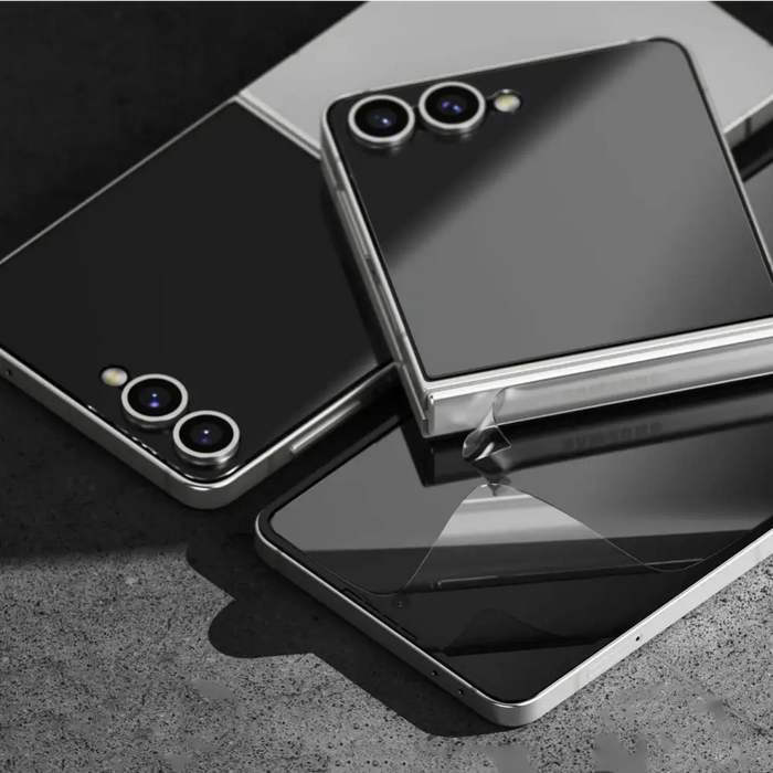 Ringke Protector Pro 3-in-1 Protective Set for Samsung Galaxy Z Flip 7 - Transparent - Cell phone tempered