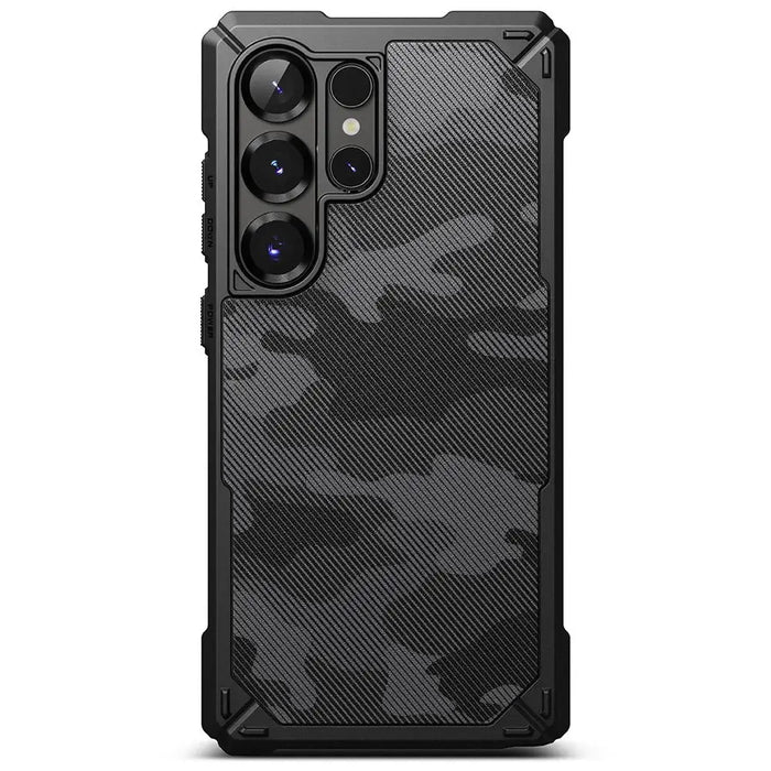 Ringke Rugged Gear Case for Samsung Galaxy S25 Ultra - Black Camo - Cell phone cases and covers<<<HurtelXML
