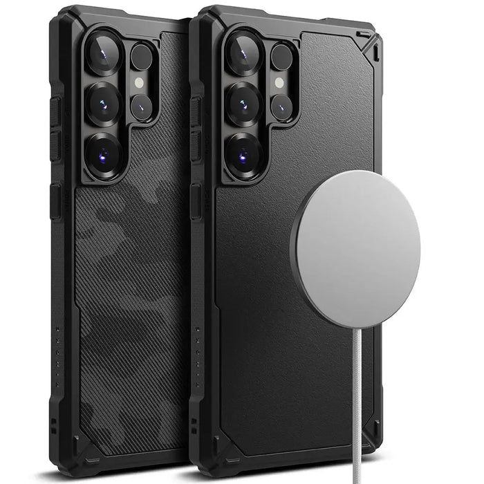 Ringke Rugged Gear MagSafe Case for Samsung Galaxy S25 Ultra - Black - Cell phone cases and covers<<<HurtelXML