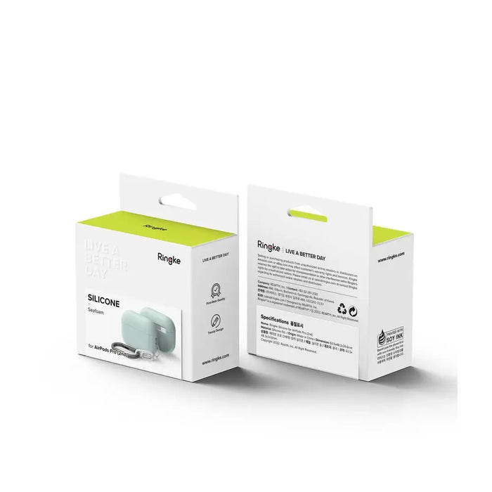 Ringke Silicone Case for Apple AirPods Pro 1 / 2 - Green - Cell phone cases and covers<<<HurtelXML