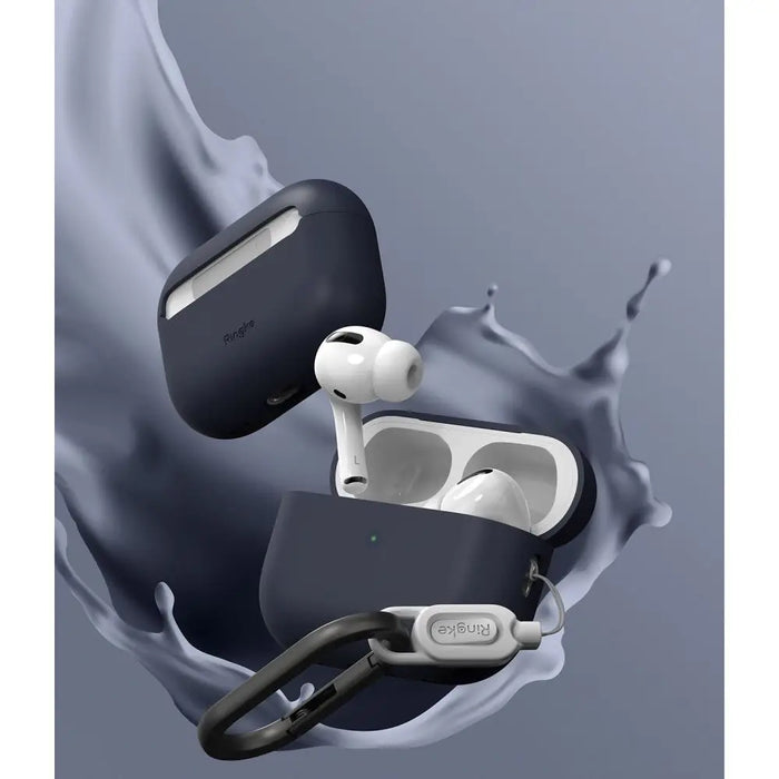 Ringke Silicone Case for Apple AirPods Pro 1 / 2 - Navy Blue - Cell phone cases and covers<<<HurtelXML