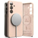 Ringke Silicone MagSafe Case for Samsung Galaxy S25+ - Pink - Cell phone cases and covers<<<HurtelXML