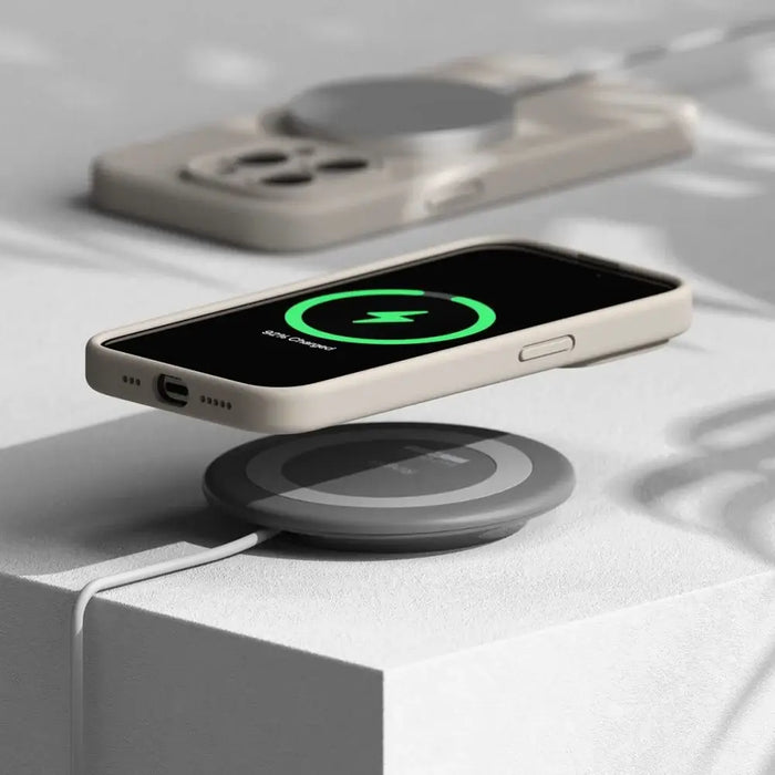 Ringke Silicone MagSafe iPhone 15 Pro Max Case - Beige - Cell phone cases and covers<<<HurtelXML