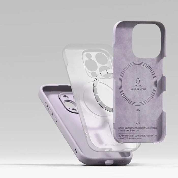 Ringke Silicone MagSafe iPhone 16 Pro Case - Purple - Cell phone cases and covers<<<HurtelXML