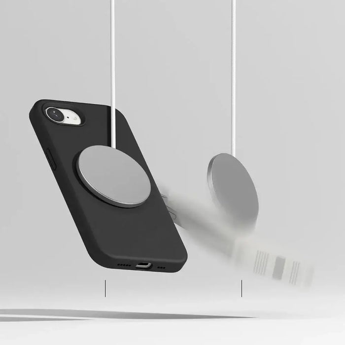 Ringke Silicone Magsafe iPhone 16e Case - Black - Cell phone cases and covers<<<HurtelXML