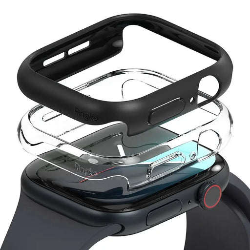 Ringke Slim 2-pack Case for Apple Watch 10 42mm - Clear and Matte Black - Cell phone cases and covers<<<HurtelXML
