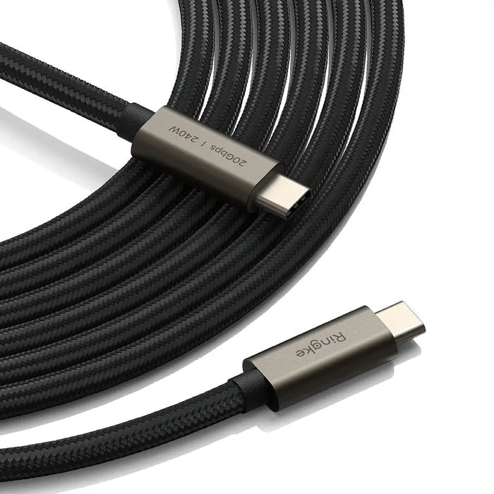 Ringke USB-C 3.2 Gen. PD240W Cable 100cm - Black - Cables and tapes<<<HurtelXML