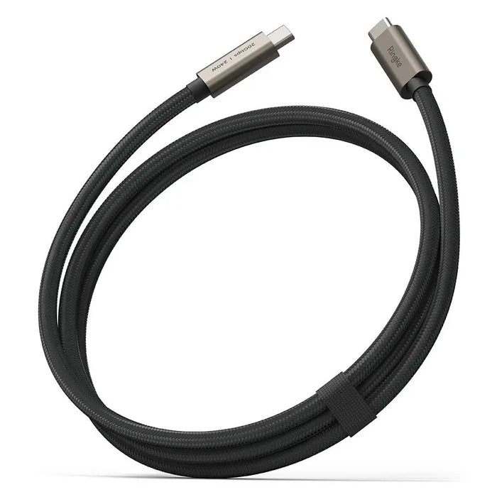Ringke USB-C 3.2 Gen. PD240W Cable 100cm - Black - Cables and tapes<<<HurtelXML