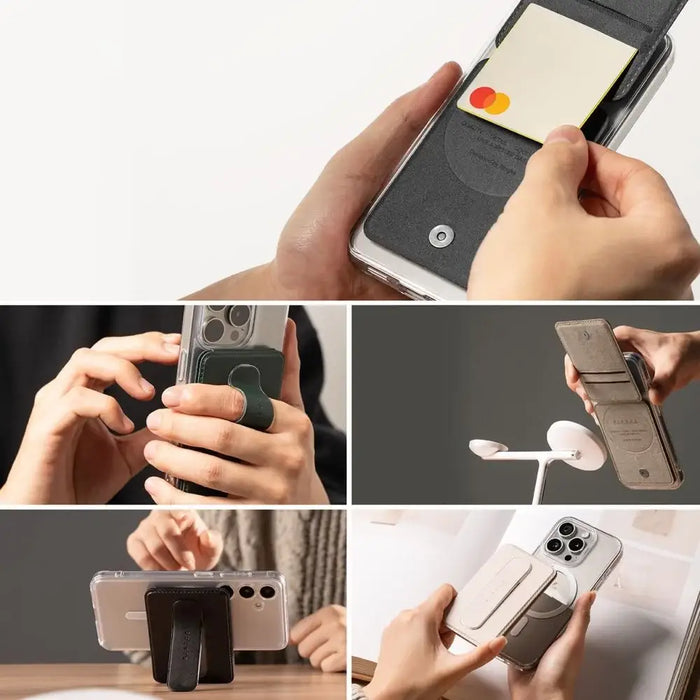 Ringke Wallet Slide Grip MagSafe case - black - Cell phone cases and covers<<<HurtelXML