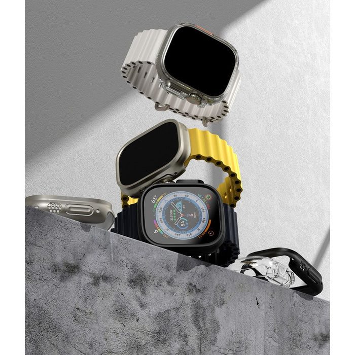 Ringke Slim 2-pack Case for Apple Watch Ultra 1/2 (49mm) - Clear &amp; Titanium
