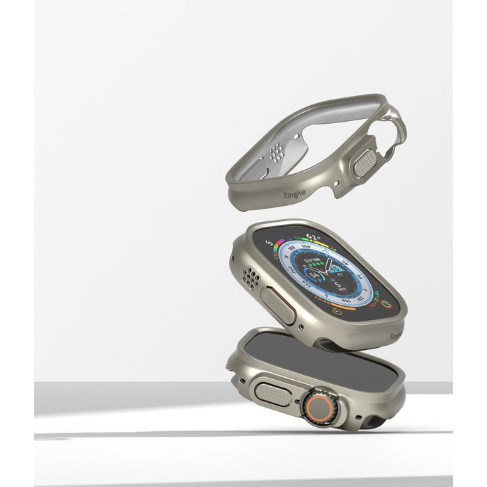Ringke Slim 2-pack Case for Apple Watch Ultra 1/2 (49mm) - Clear &amp; Titanium