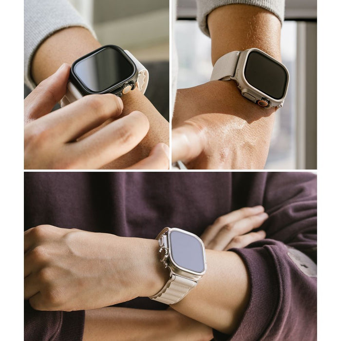 Ringke Slim 2-pack Case for Apple Watch Ultra 1/2 (49mm) - Clear &amp; Titanium
