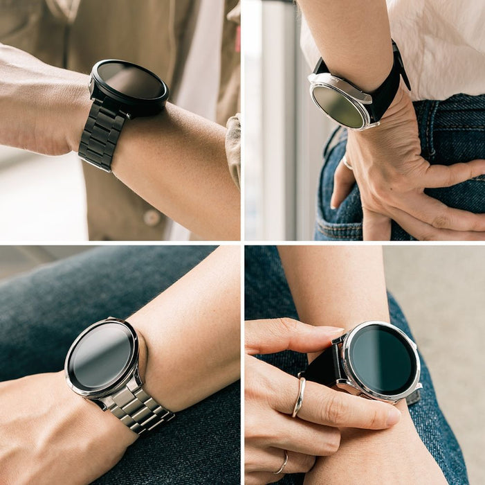 Ringke Slim 2-pack Case for Samsung Galaxy Watch 6 Classic 43mm - Black and Clear