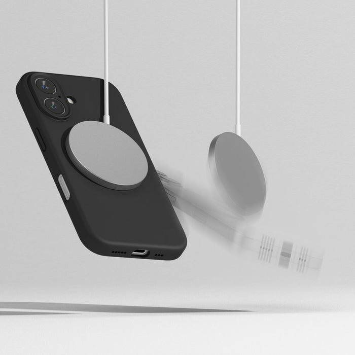 Ringke Silicone MagSafe iPhone 16 Case - Black