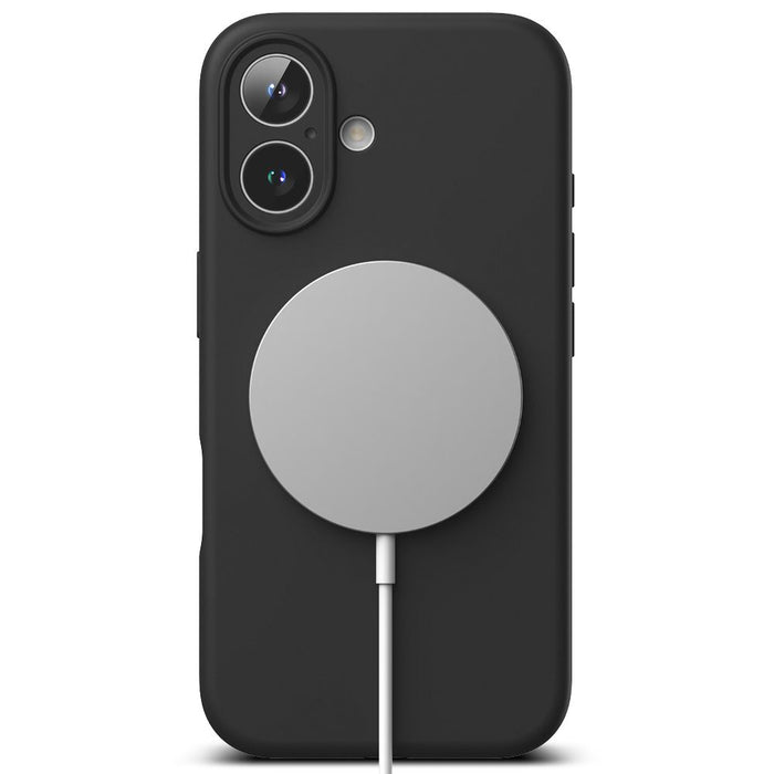 Ringke Silicone MagSafe iPhone 16 Case - Black
