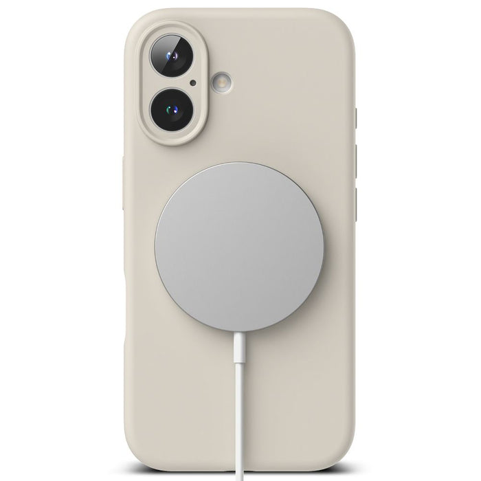 Ringke Silicone MagSafe iPhone 16 Case - Beige