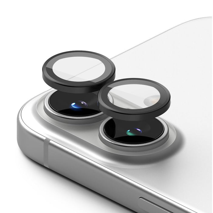 Ringke Camera Frame Protector 2-pack for iPhone 16 / 16 Plus - Black