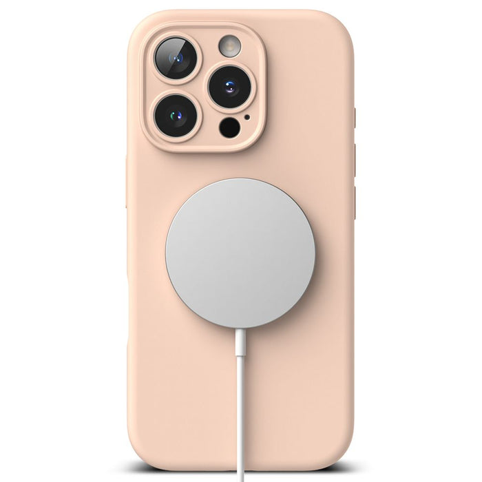 Ringke Silicone MagSafe iPhone 16 Pro Max Case - Pink
