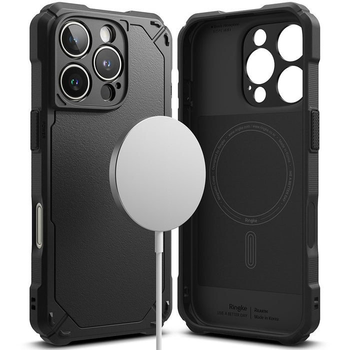 Ringke Rugged Gear MagSafe iPhone 16 Pro Case - Black
