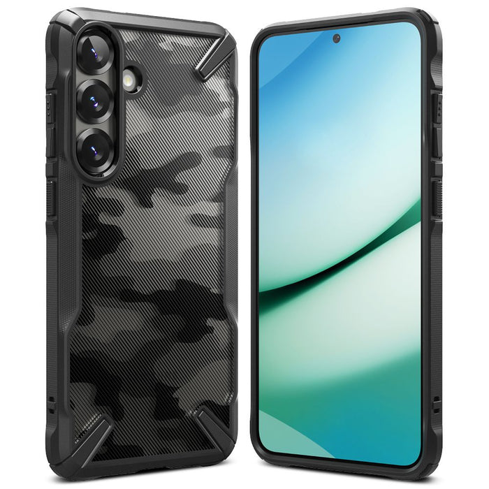 Ringke Fusion X Case for Samsung Galaxy S25+ - Black Camo