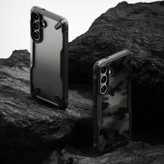 Ringke Fusion X Case for Samsung Galaxy S25+ - Black Camo