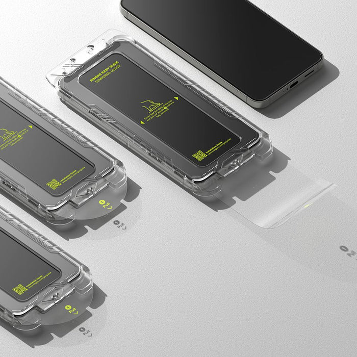 Ringke Easy Slide 2-pack tempered glass for Samsung Galaxy S25