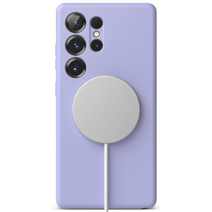 Ringke Silicone MagSafe Case for Samsung Galaxy S25 Ultra - Purple