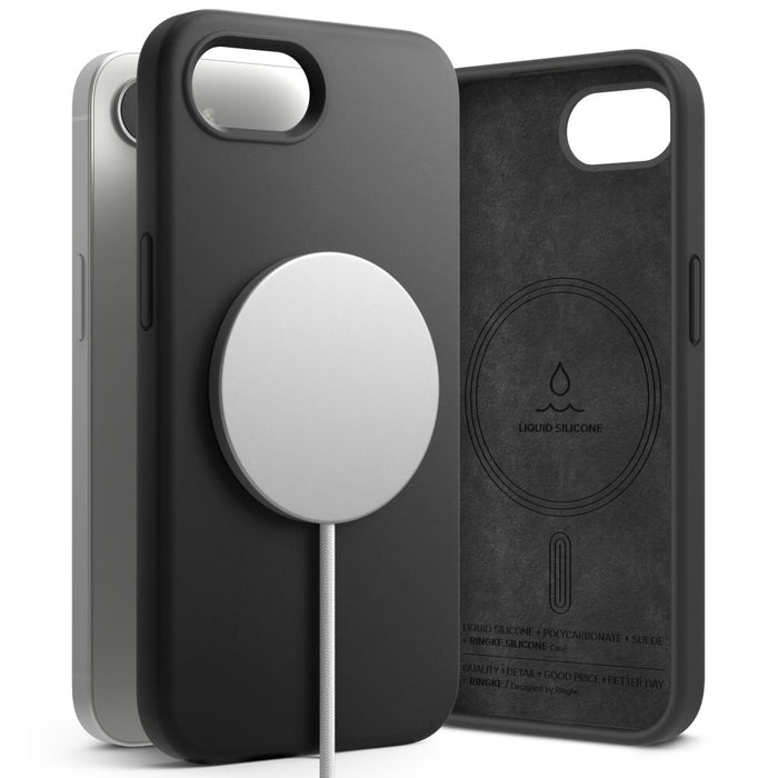 Ringke Silicone Magsafe Case for iPhone 16e / 17e - Black