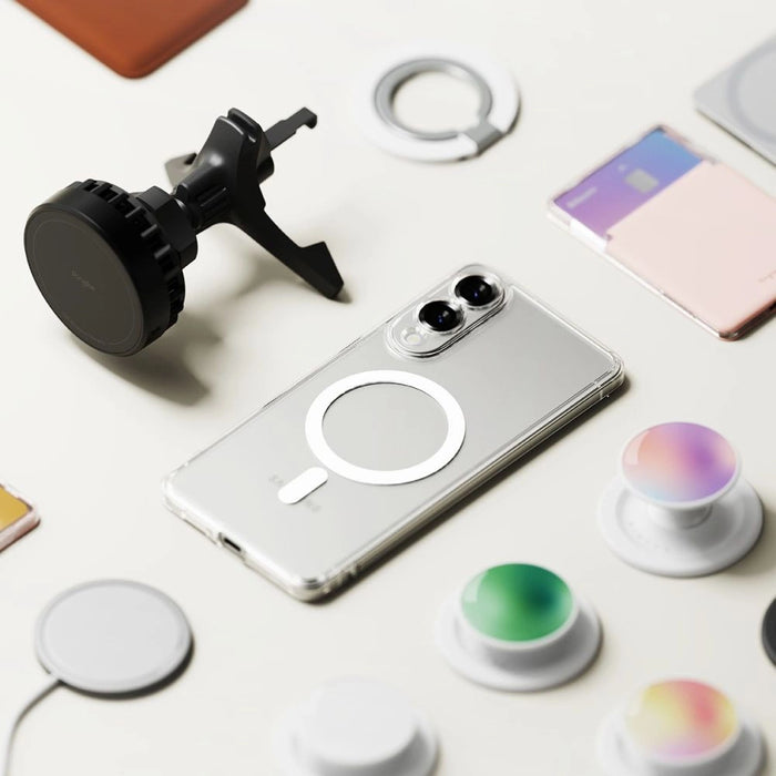 Ringke Fusion Magnetic MagSafe Case for Samsung Galaxy S25 Edge - Clear