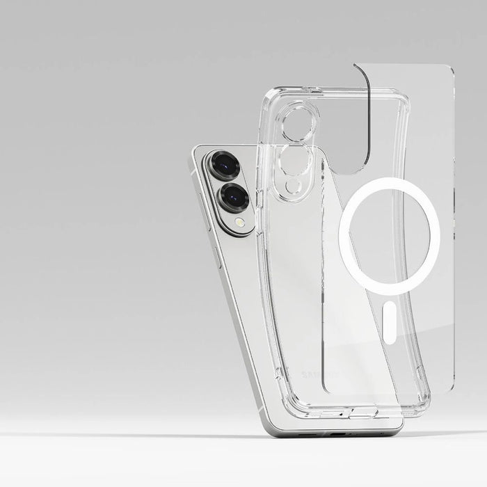 Ringke Fusion Magnetic MagSafe Case for Samsung Galaxy S25 Edge - Clear