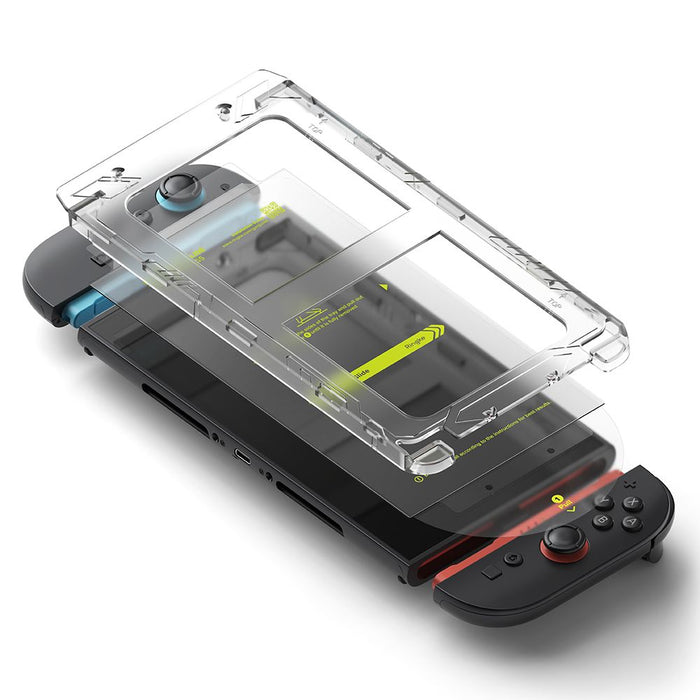 Ringke Easy Slide 2-pack Tempered Glass for Nintendo Switch 2 - Transparent