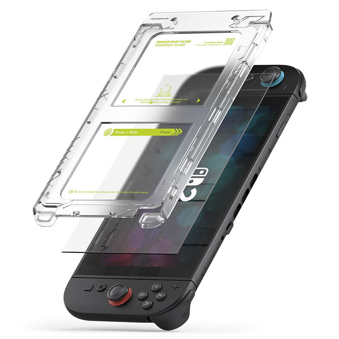 Ringke Easy Slide 2-pack Tempered Glass for Nintendo Switch 2 - Transparent