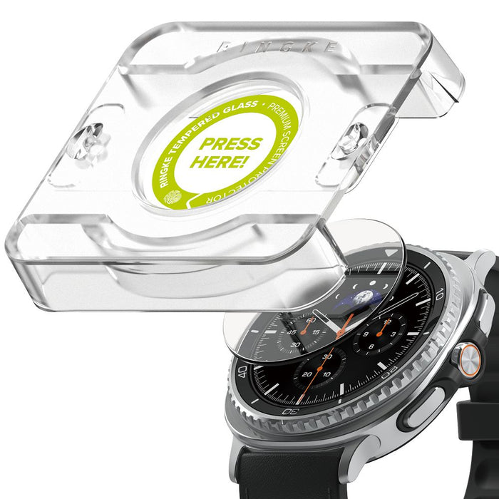 Ringke Tempered Glass Pro 2-pack for Samsung Galaxy Watch 8 46mm - transparent