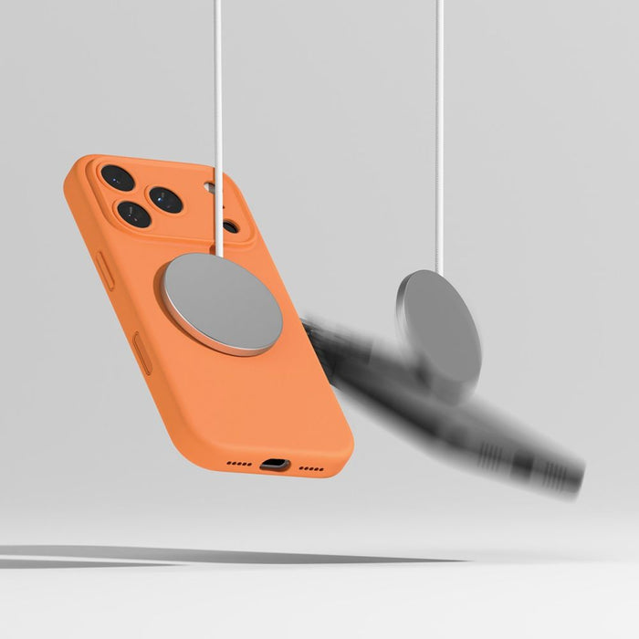 Ringke Silicone Magnetic MagSafe Case for iPhone 17 Pro Max - Orange
