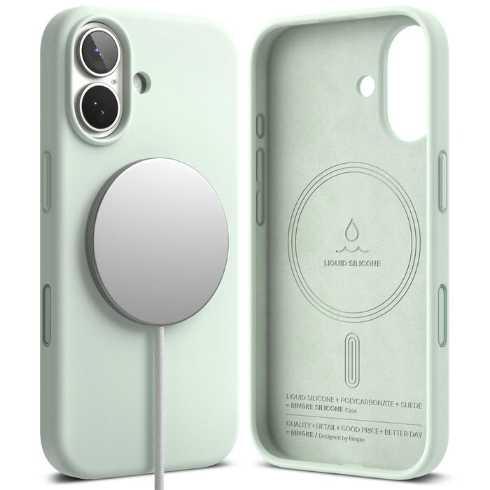 Ringke Silicone Magnetic MagSafe Case for iPhone 17 Pro - Mint