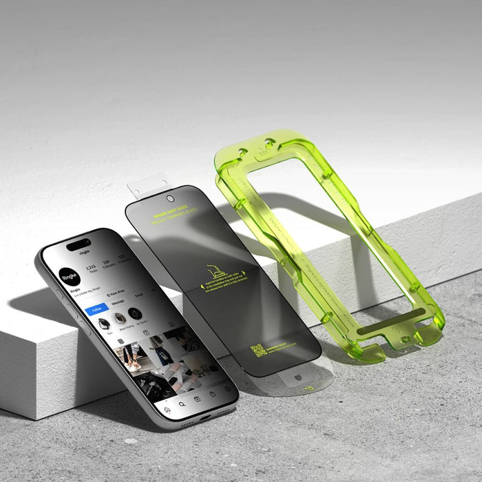 Ringke Easy Slide 2-pack Privacy Glass for iPhone 17 Pro - Black