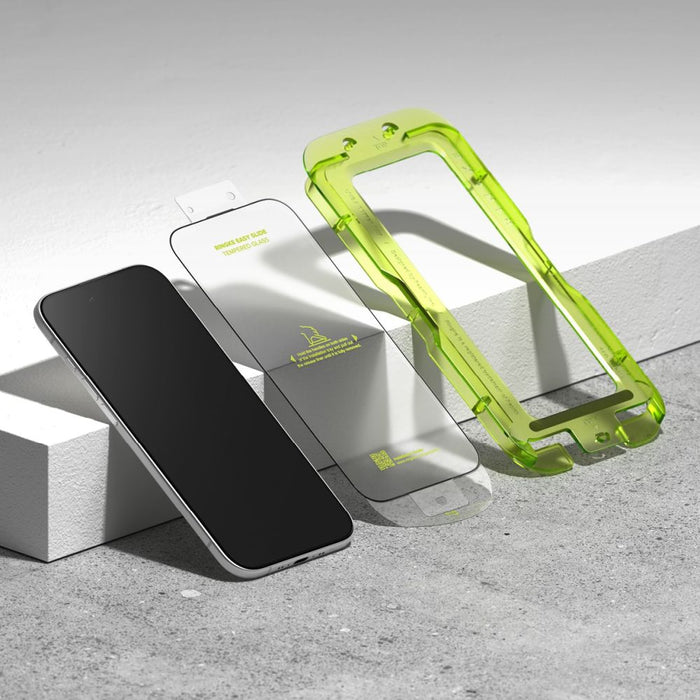 Ringke Easy Slide 2-pack tempered glass for iPhone 17 Air - black