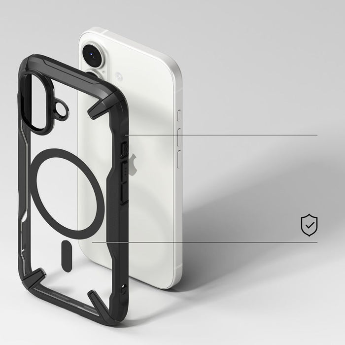 Ringke Fusion X Magnetic MagSafe Case for iPhone 17 - Black