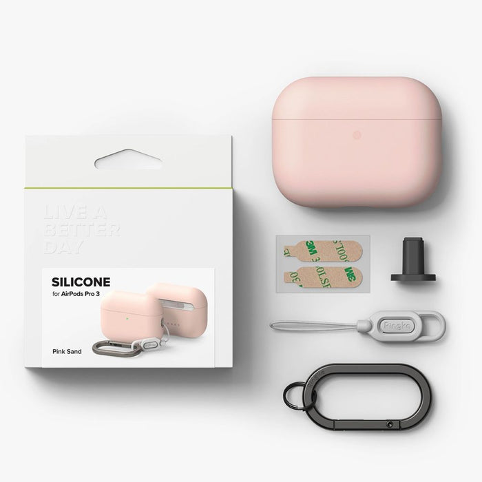 Ringke Silicone Case for AirPods Pro 3 - Pink