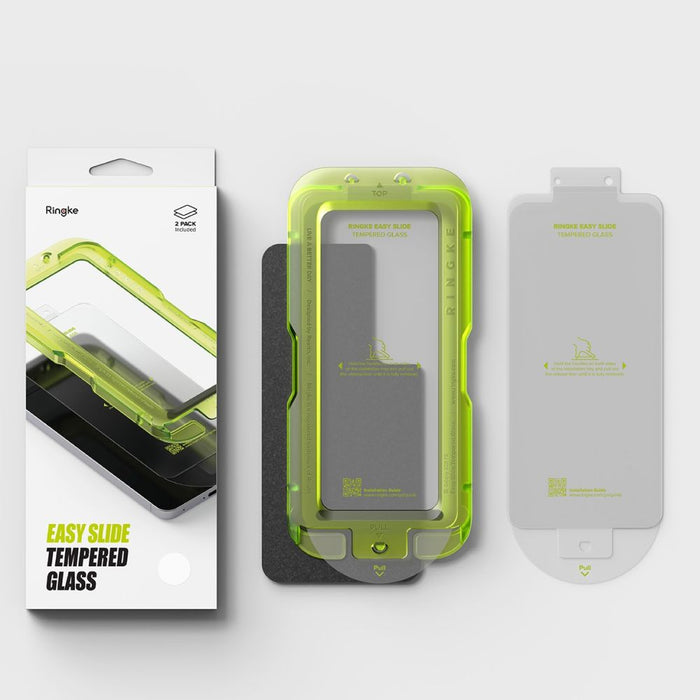 Ringke Easy Slide Tempered Glass 2-Pack for Samsung Galaxy S25 FE