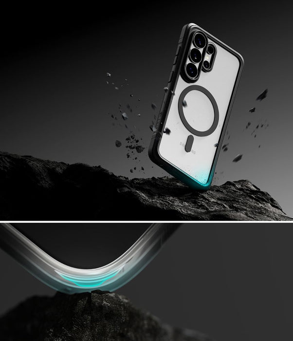 Ringke Fusion Bold Magnetic MagSafe Case for Samsung Galaxy S26 Ultra - Clear Black
