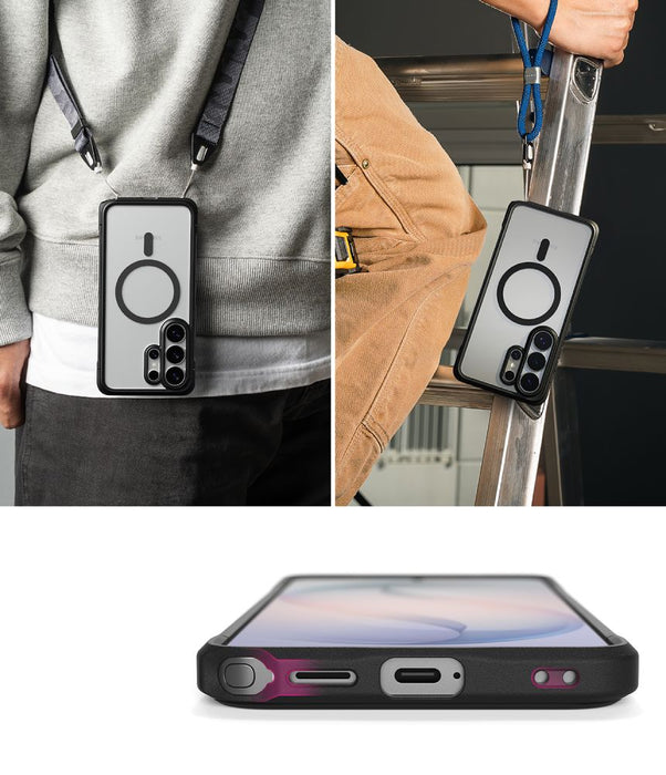 Ringke Fusion Bold Magnetic MagSafe Case for Samsung Galaxy S26 Ultra - Clear Black