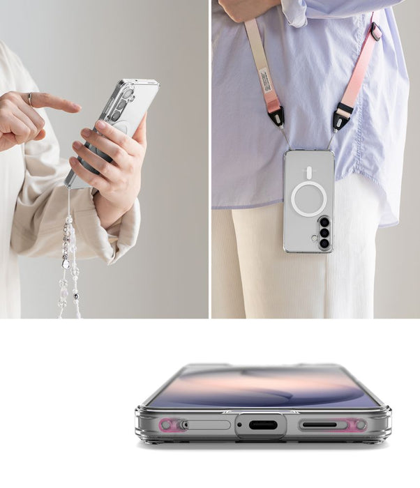 Ringke Fusion Magnetic MagSafe Case for Samsung Galaxy S26+ - Transparent