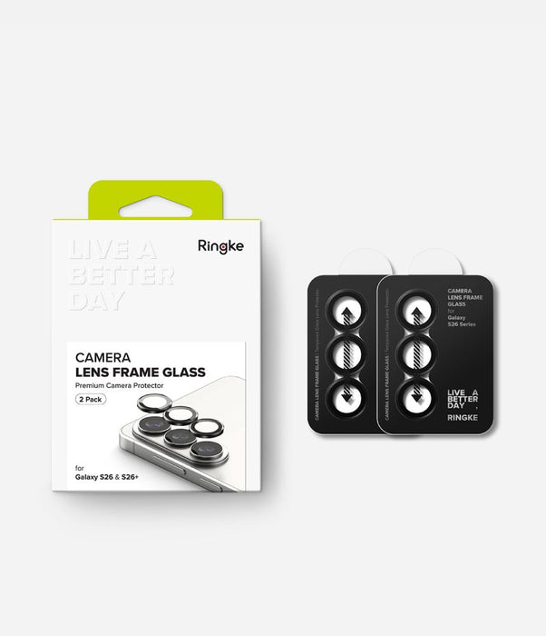 Ringke Camera Frame Protector 2-Pack for Samsung Galaxy S26 / S26+ - Black