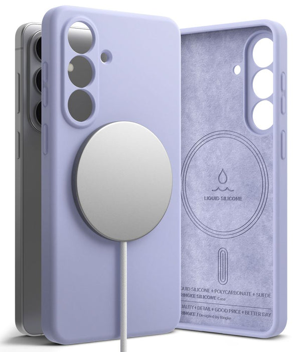 Ringke Silicone MagSafe Case for Samsung Galaxy S26 - Purple