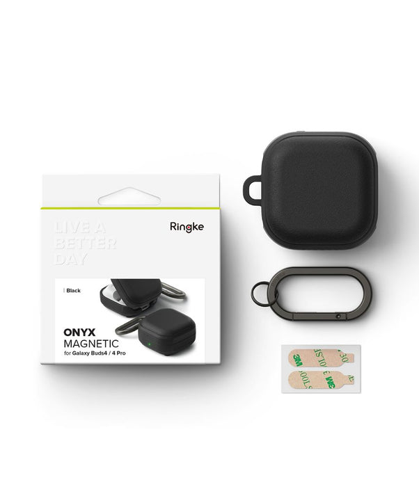 Ringke Onyx Magnetic Case for Samsung Galaxy Buds 4 / 4 Pro - Black