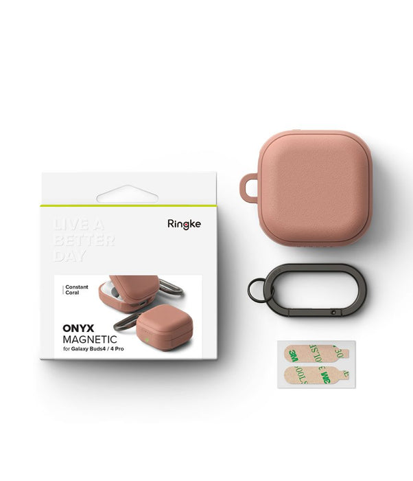 Ringke Onyx Magnetic Case for Samsung Galaxy Buds 4 / 4 Pro - Pink